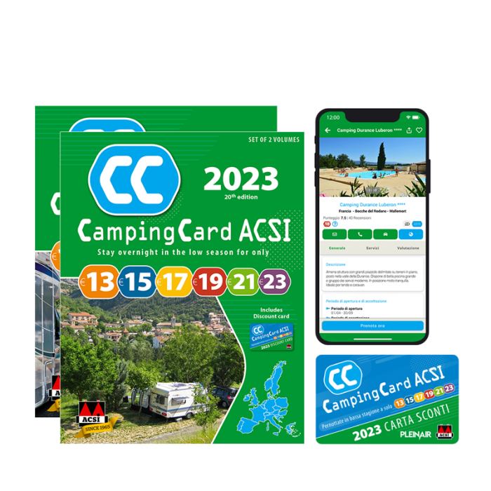 Camping Card ACSI 2023 Crema Sport